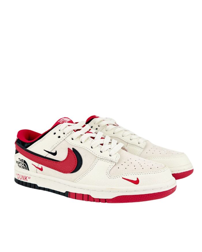 NIKE DUNK SB LOW X THE NORTH FACE RED BEIGE