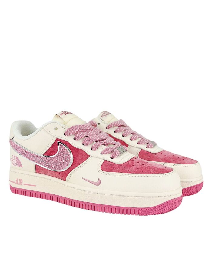 NIKE AIR FORCE 1 LOW X THE NORTH FACE PINK BEIGE
