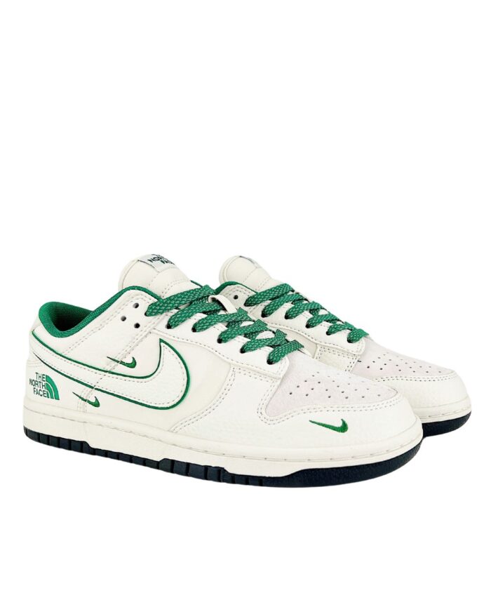 NIKE SB DUNK LOW X THE NORTH FACE GREEN WHITE