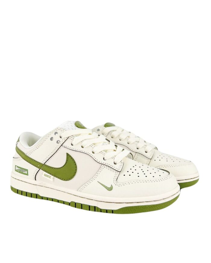 NIKE DUNK SB LOW X SUPREME OLIVE WHITE