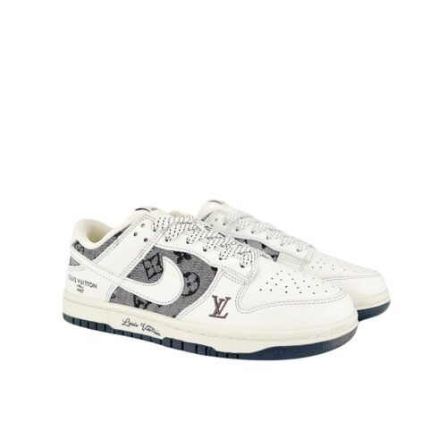 Nike SB Dunk Low X Louis Vuitton Grey White