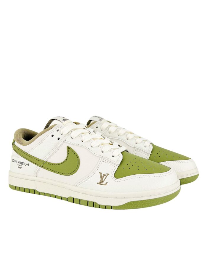 NIKE SB DUNK LOW X LOUIS VUITTON OLIVE WHITE