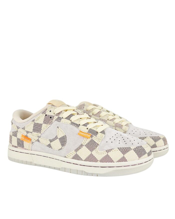 NIKE SB DUNK LOW X LOUIS VUITTON DAMIER AZUR BEIGE