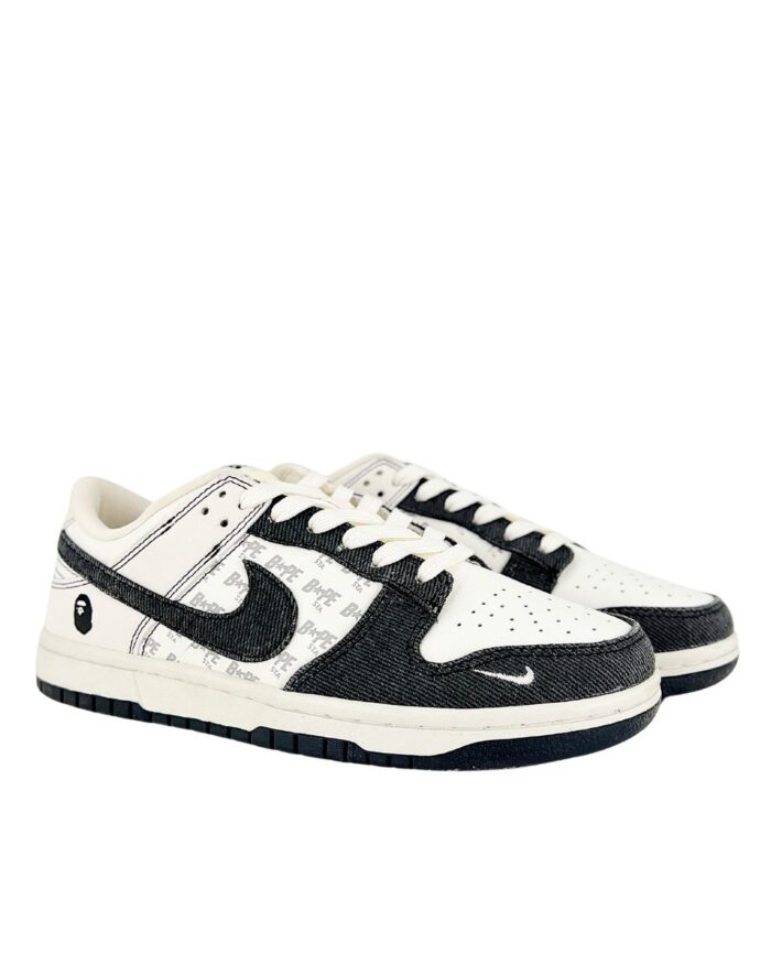 NIKE SB DUNK LOW X BAPE BLACK BEIGE