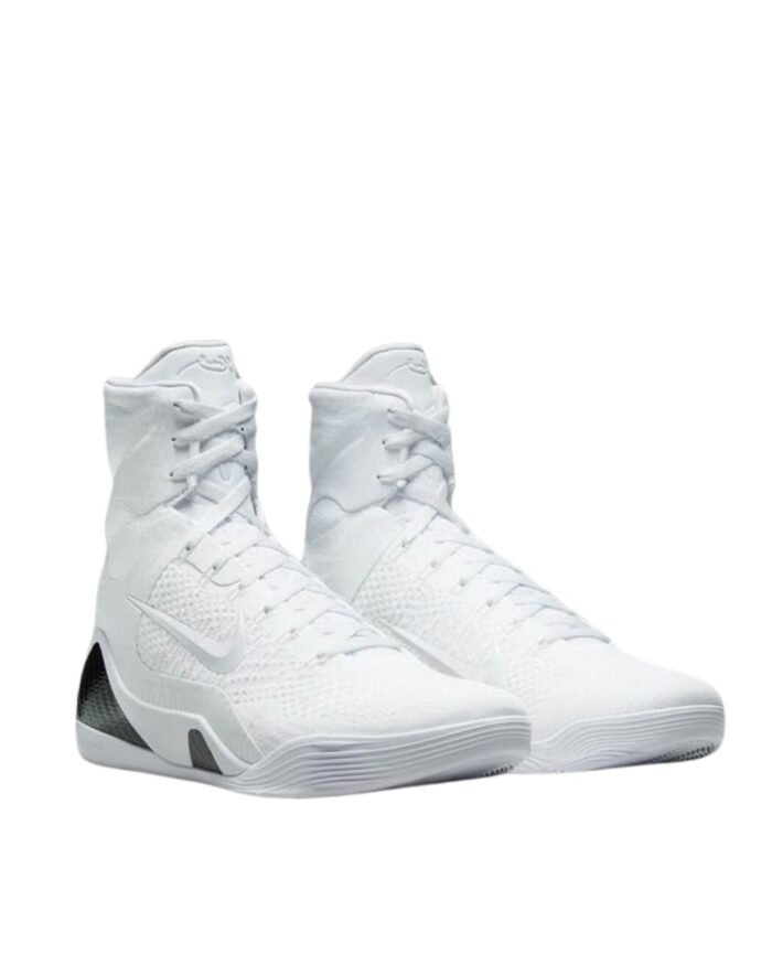 NIKE KOBE 9 ELITE HIGH PROTRO HALO WHITE BLACK FZ7335 100
