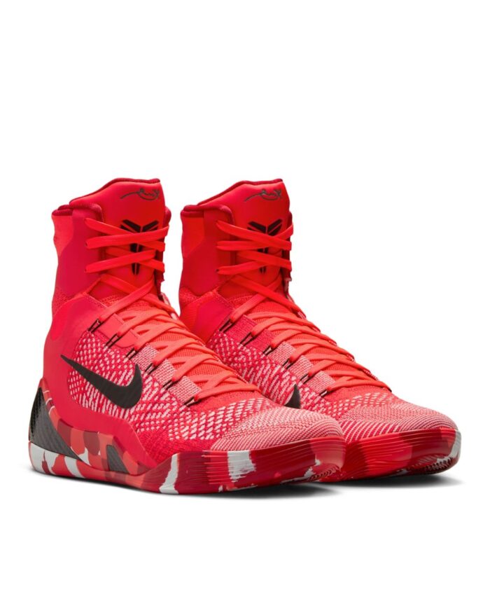 NIKE KOBE 9 ELITE PROTRO CHRISTMAS BRIGHT CRIMSON FZ7335 600