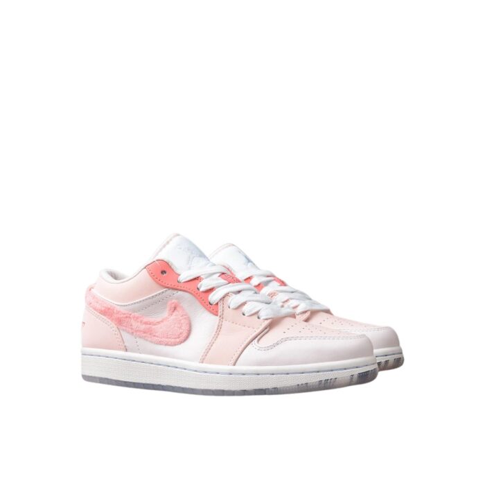 NIKE AIR JORDAN 1 LOW SE MIGHTY SWOOSHERS PINK 553558 403