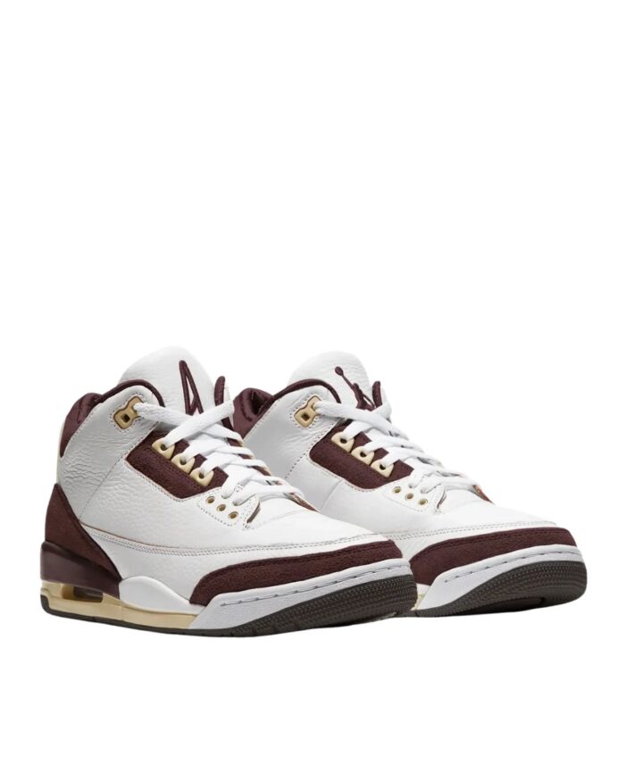 NIKE AIR JORDAN 3 X A MA MANIERE BURGUNDY CRUSH FZ4811 100