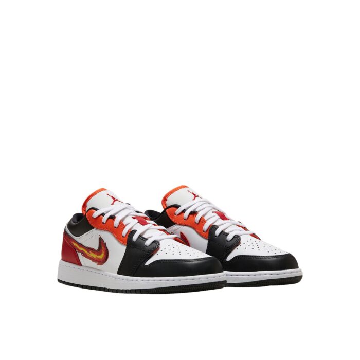 NIKE AIR JORDAN 1 LOW FLAMING SWOOSH FJ7222 101