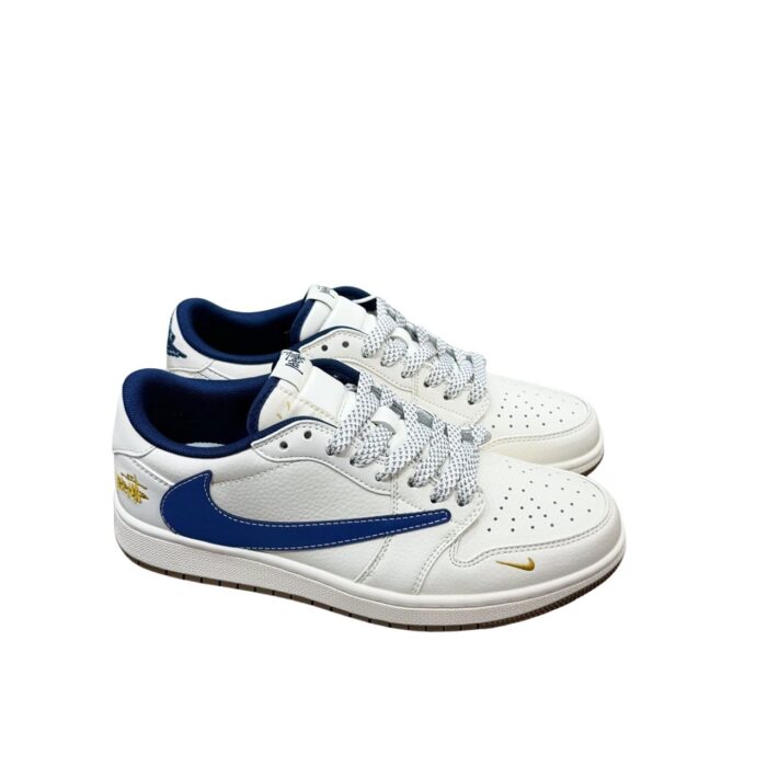 NIKE AIR JORDAN 1 LOW X TRAVIS SCOTT X STUSSY BLUE WHITE