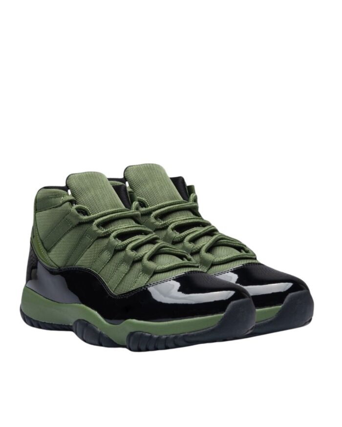 NIKE AIR JORDAN 11 RETRO ARMY GREEN BLACK CT8012 300