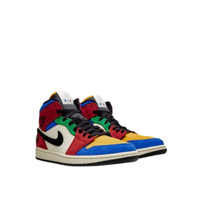 NIKE AIR JORDAN 1 MID SE FEARLESS BLUE THE GREAT CU2805 100