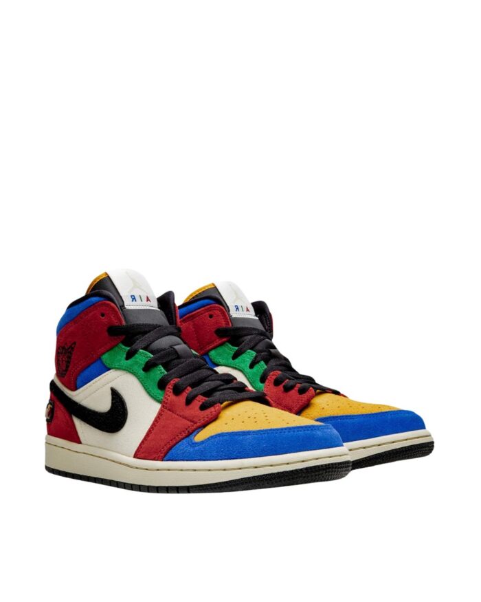 NIKE AIR JORDAN 1 MID SE FEARLESS BLUE THE GREAT CU2805 100