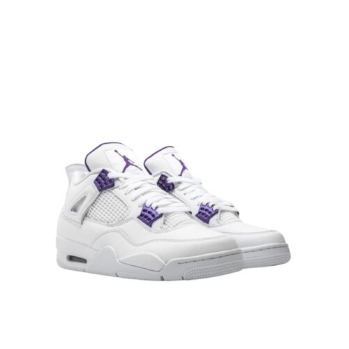 NIKE AIR JORDAN 4 RETRO METALLIC PURPLE GS 408452 115