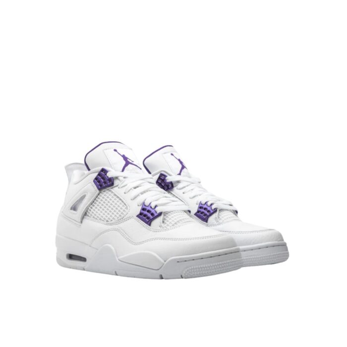 NIKE AIR JORDAN 4 RETRO METALLIC PURPLE GS 408452 115