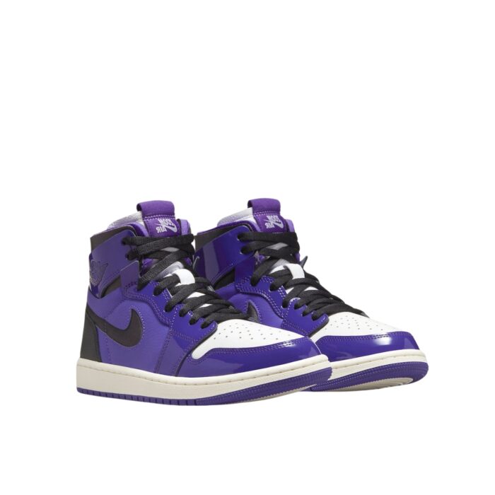 NIKE AIR JORDAN 1 HIGH ZOOM AIR CMFT PURPLE PATENT CT0979 505