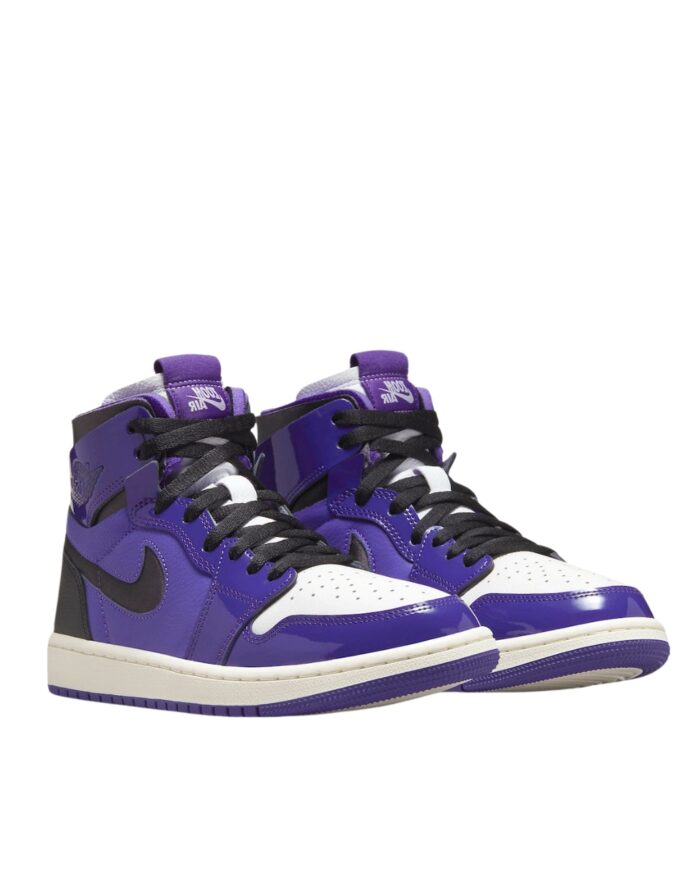 NIKE AIR JORDAN 1 HIGH ZOOM AIR CMFT PURPLE PATENT CT0979 505