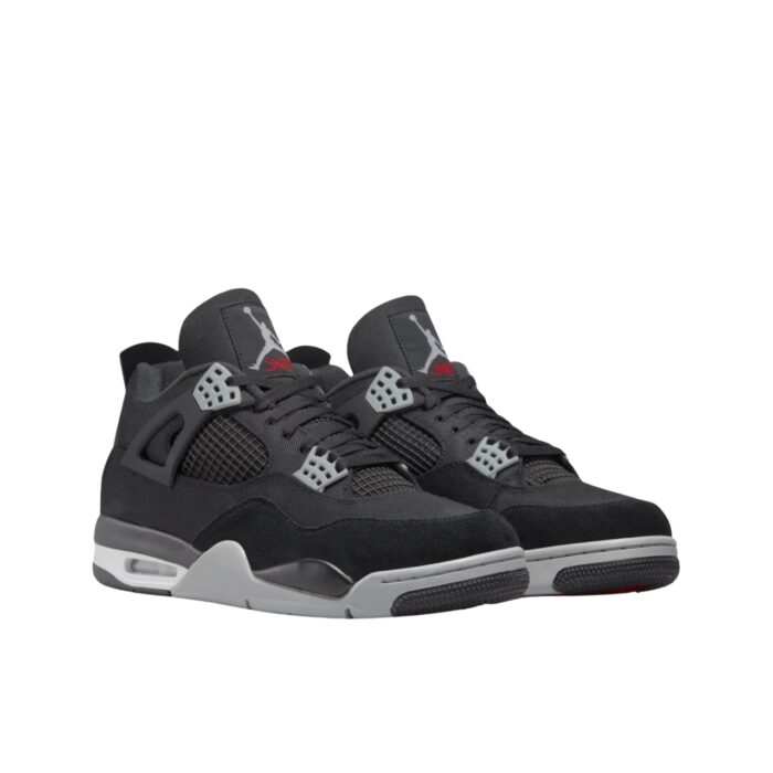 NIKE AIR JORDAN 4 RETRO SE BLACK AND LIGHT STEEL DH7138 006