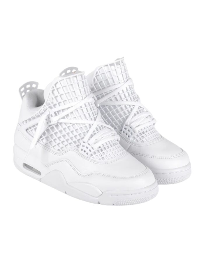 NIKE AIR JORDAN 4 NET WHITE PHANTOM METALLIC GOLD FN7251 107