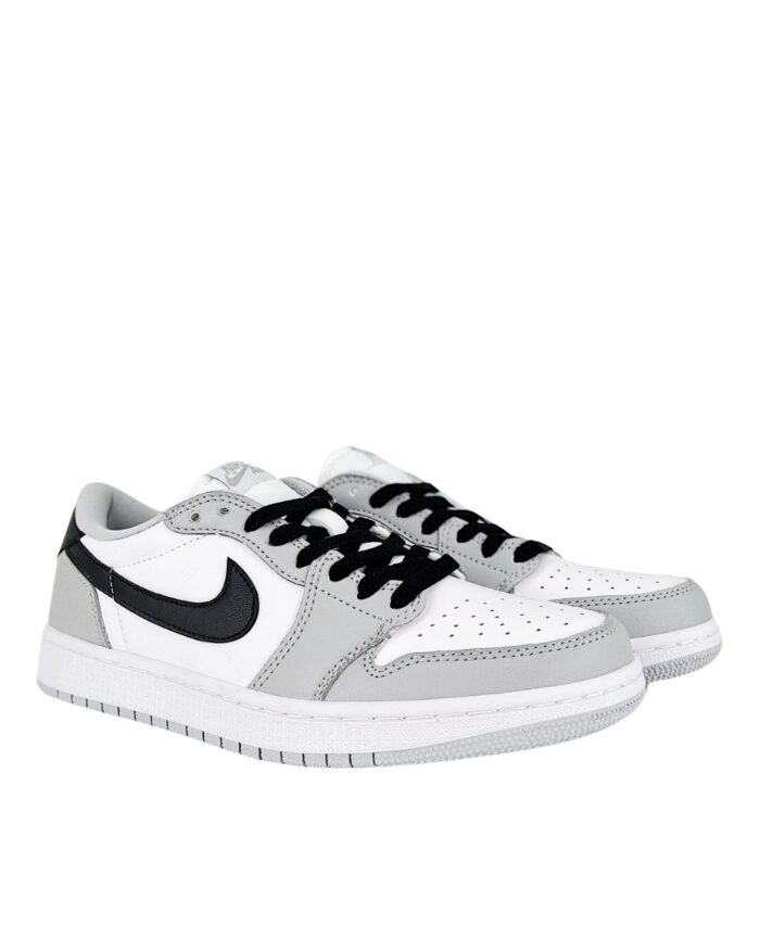 NIKE AIR JORDAN 1 LOW OG BARONS WHITE BLACK GRAY