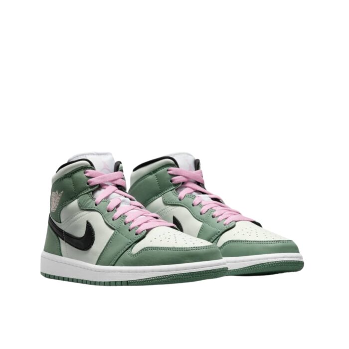 NIKE AIR JORDAN 1 MID DUTCH GREEN BLACK BARELY GREEN CZ0774 300