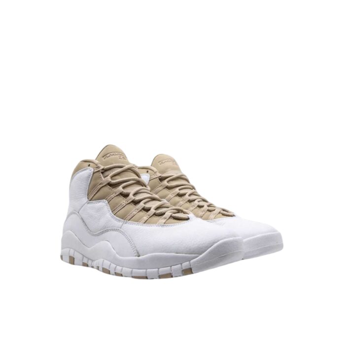 NIKE AIR JORDAN 10 LINEN WHITE LINEN UNIVERSITY BLUE 310805 142