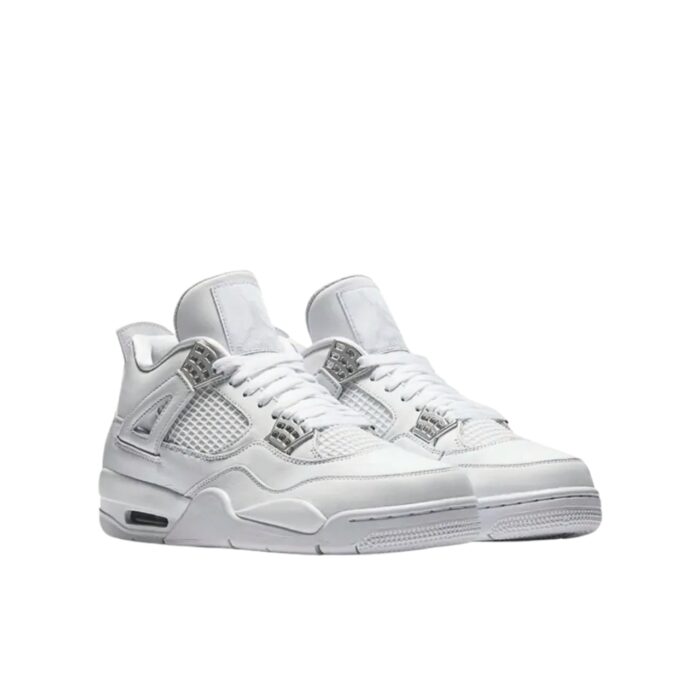 NIKE AIR JORDAN 4 RETRO 25TH SILVER ANNIVERSARY 408202 101
