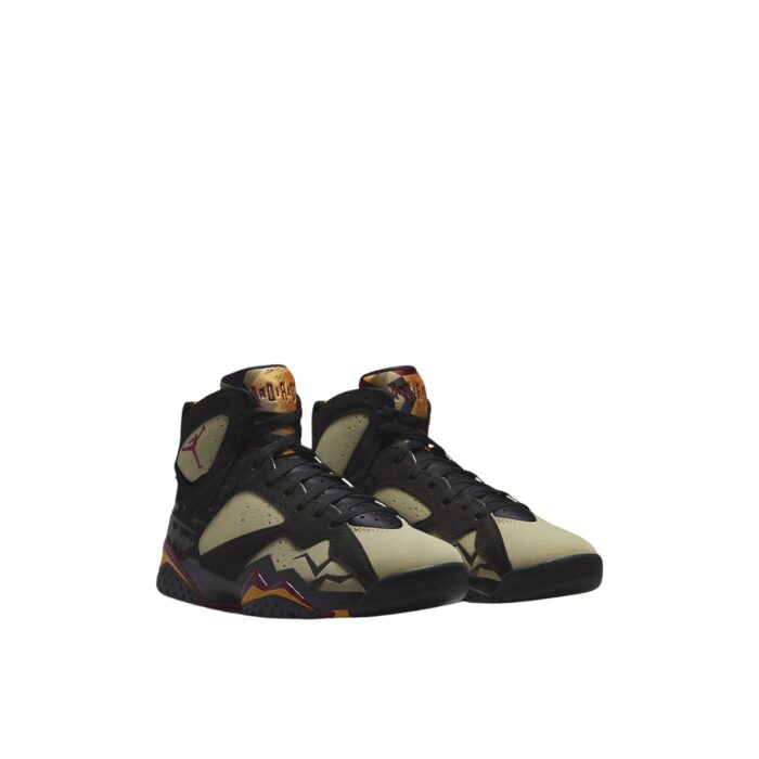 NIKE AIR JORDAN 7 RETRO BLACK OLIVE CHERRYWOOD RED NEUTRAL OLIVE CHUTNEY DN9782 001