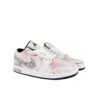 NIKE AIR JORDAN 1 LOW SPECIAL CUSTOM BY PANDA PRANK WHITE PINK