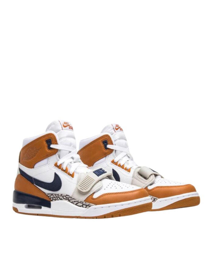 NIKE AIR JORDAN LEGACY 312 TRAINER 3 NRG WHITE MIDNINGHT NAVY GINGER LIGHT BONE AQ4160 140