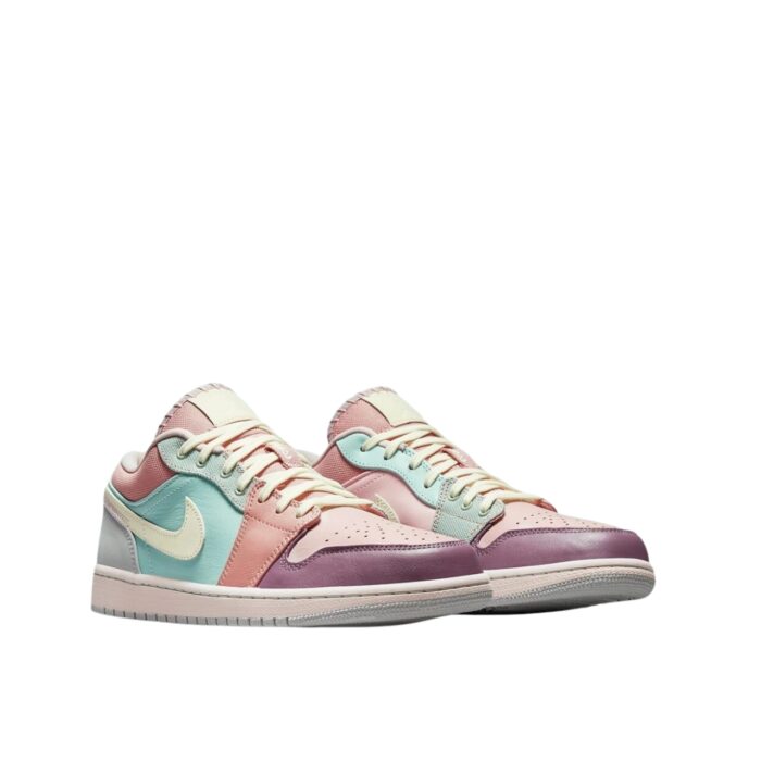 NIKE AIR JORDAN 1 LOW EASTER PASTEL TEAL PINK PURPLE YELLOW DJ5196 615