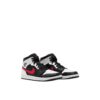 NIKE AIR JORDAN 1 MID BLACK CHILE RED WHITE 554724 075