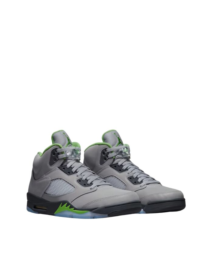 NIKE AIR JORDAN 5 GREEN BEAN FLINT GREY SILVER DM9014 003