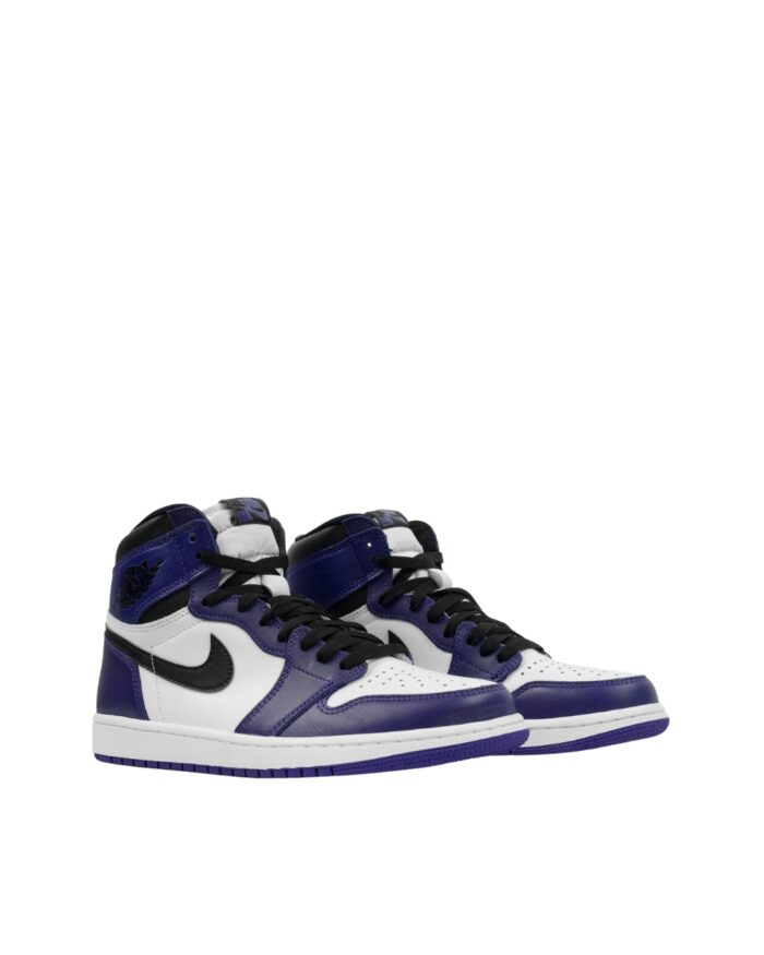 NIKE AIR JORDAN 1 RETRO HIGH COURT PURPLE WHITE BLACK 555088 500
