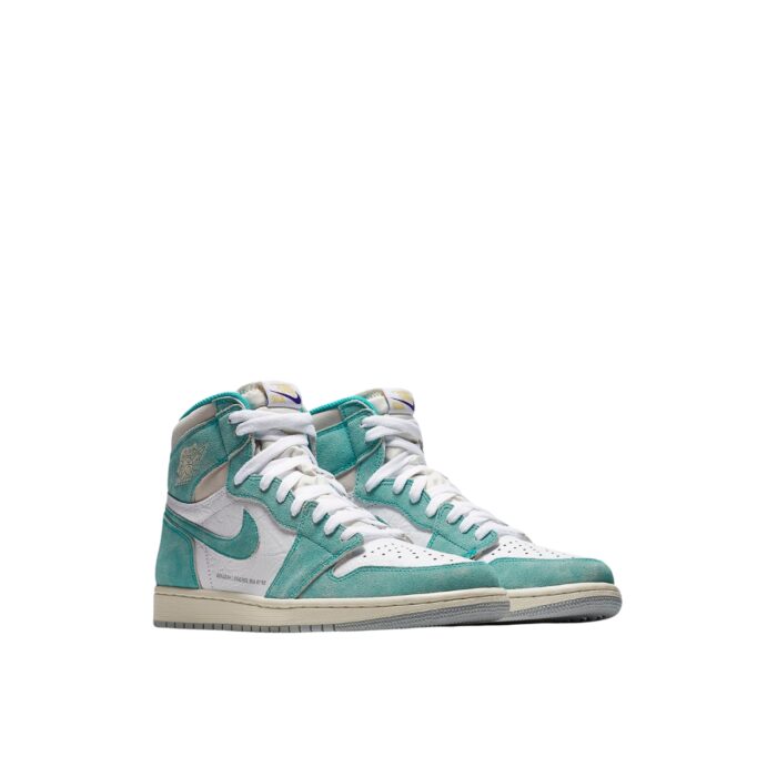 NIKE AIR JORDAN 1 RETRO HIGH TURBO GREEN SAIL WHITE LT SMOKE GREY 555088 311