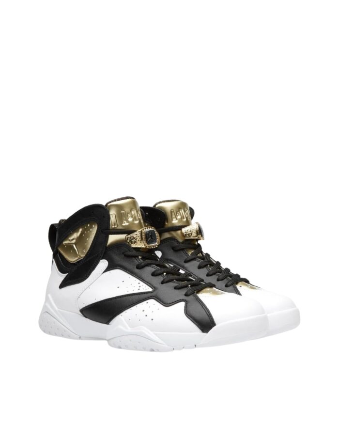 NIKE AIR JORDAN 7 RETRO CHAMPIONSHIP PACK CHAMPAGNE WHITE METALLIC GOLD BLACK 725093 140