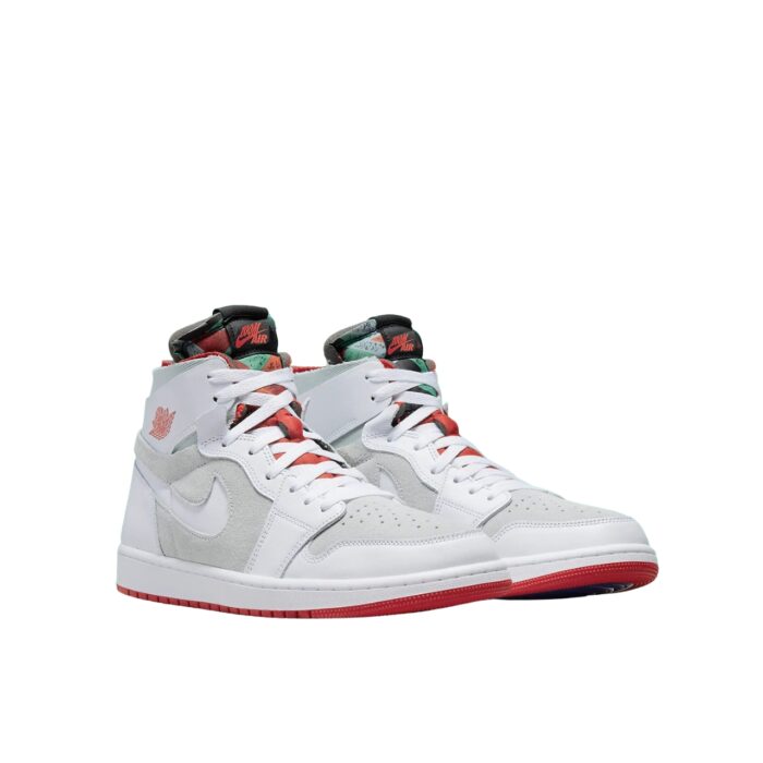 NIKE AIR JORDAN 1 ZOOM AIR CMFT WHITE TRUE RED CT0978 100
