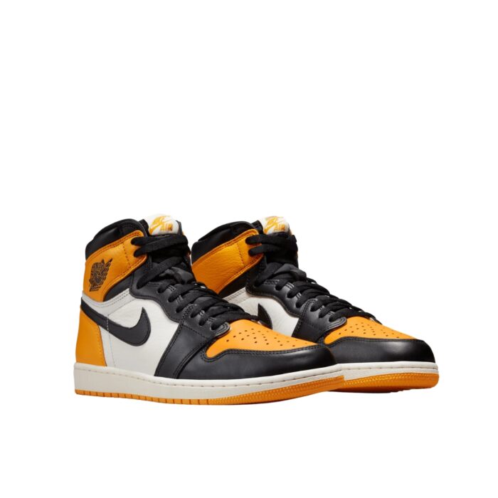 NIKE AIR JORDAN 1 RETRO HIGH OG TAXI YELLOW TOE 555088 711