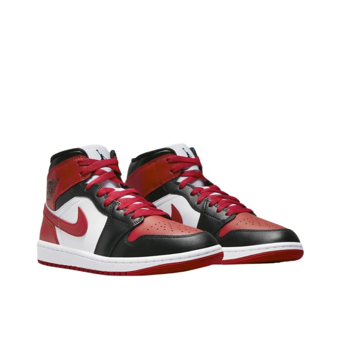 NIKE AIR JORDAN 1 MID ALTERNATE BRED TOE BQ6472 079