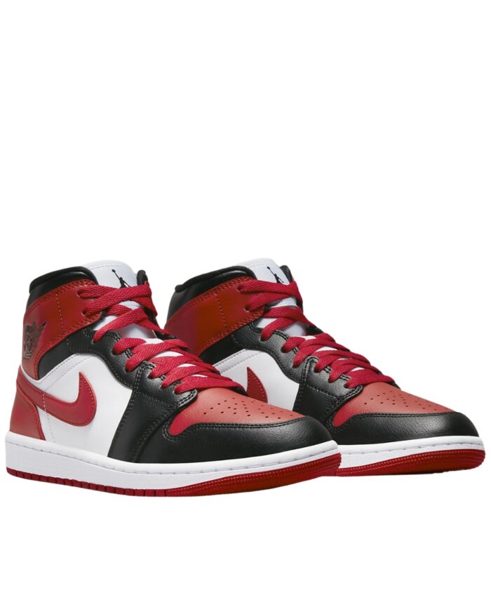 NIKE AIR JORDAN 1 MID ALTERNATE BRED TOE BQ6472 079