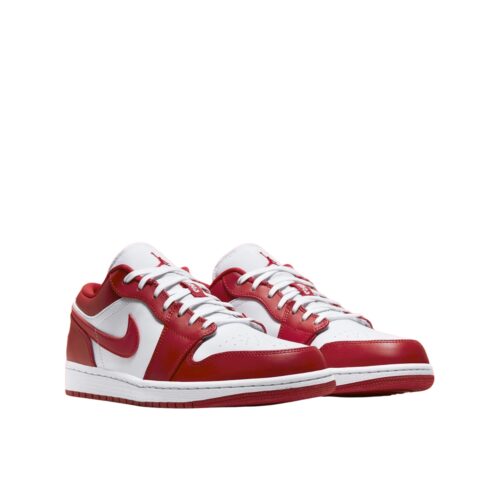 NIKE JORDAN 1 LOW GYM RED WHITE 553558 611