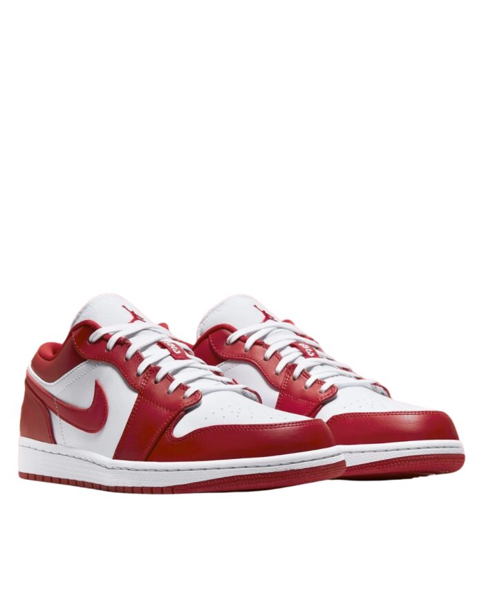 NIKE JORDAN 1 LOW GYM RED WHITE 553558 611