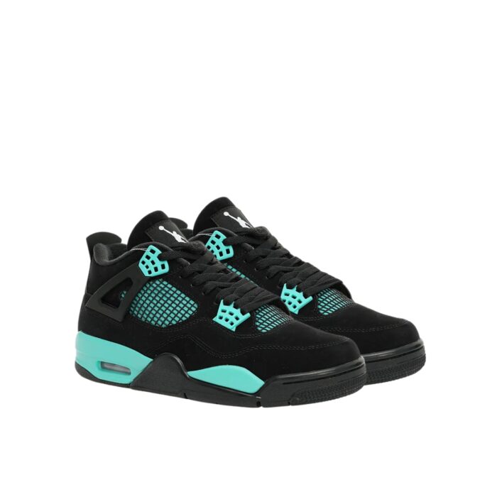 NIKE AIR JORDAN 4 RETRO TIFFANY CUSTOM BLUE THUNDER
