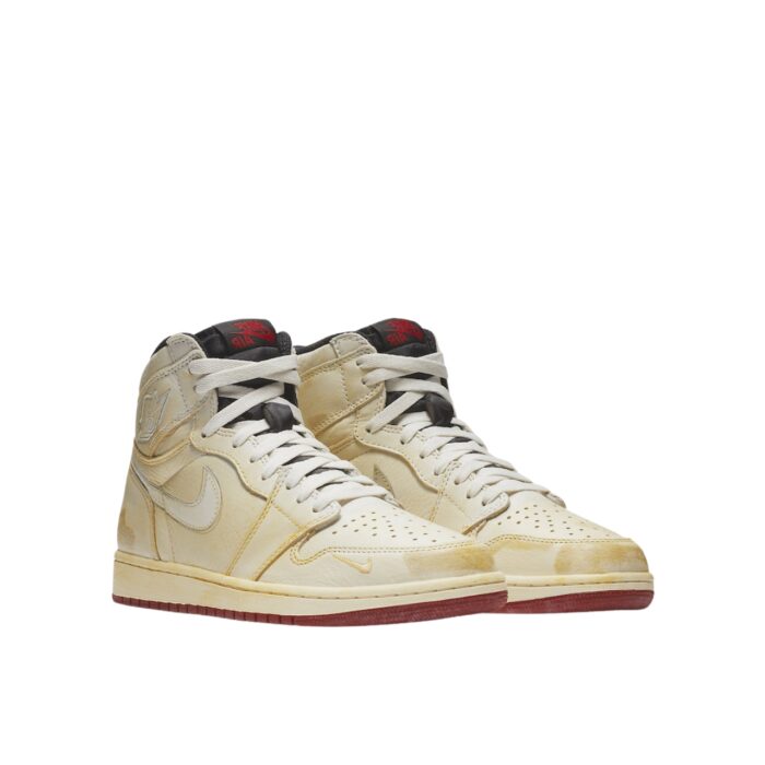 NIKE AIR JORDAN 1 RETRO HIGH NIGEL SYLVESTER SAIL VARSITY RED REFLECT SILVER WHITE BV1803 106