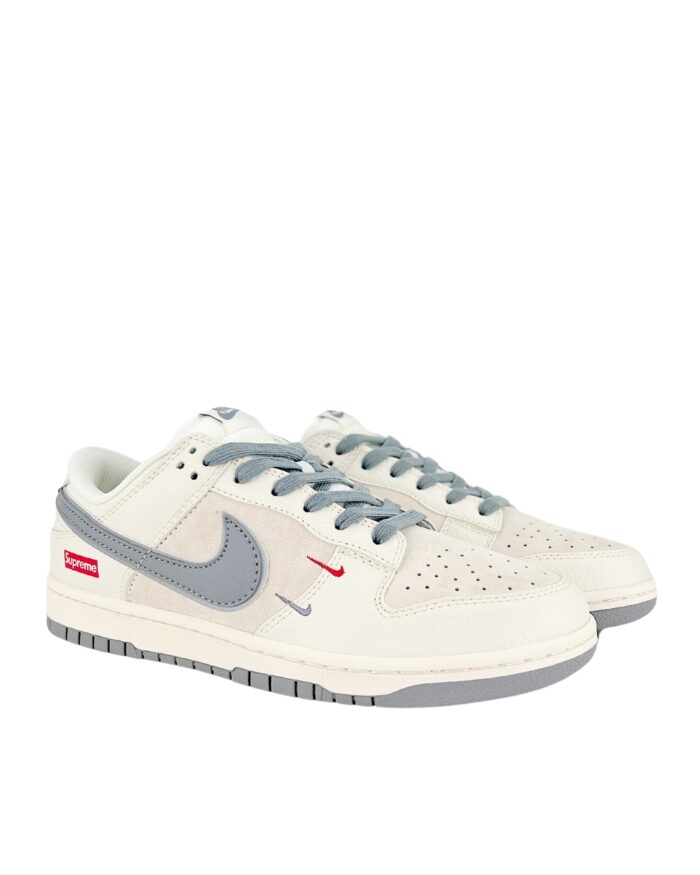 NIKE SB DUNK LOW X SUPREME WHITE GRAY BEIGE XX2025 688
