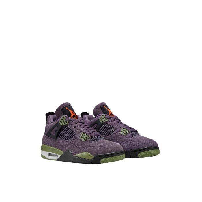 NIKE AIR JORDAN 4 CANYON PURPLE ANTHRACITE ALLIGATOR SAFETY ORANGE AQ9129 500