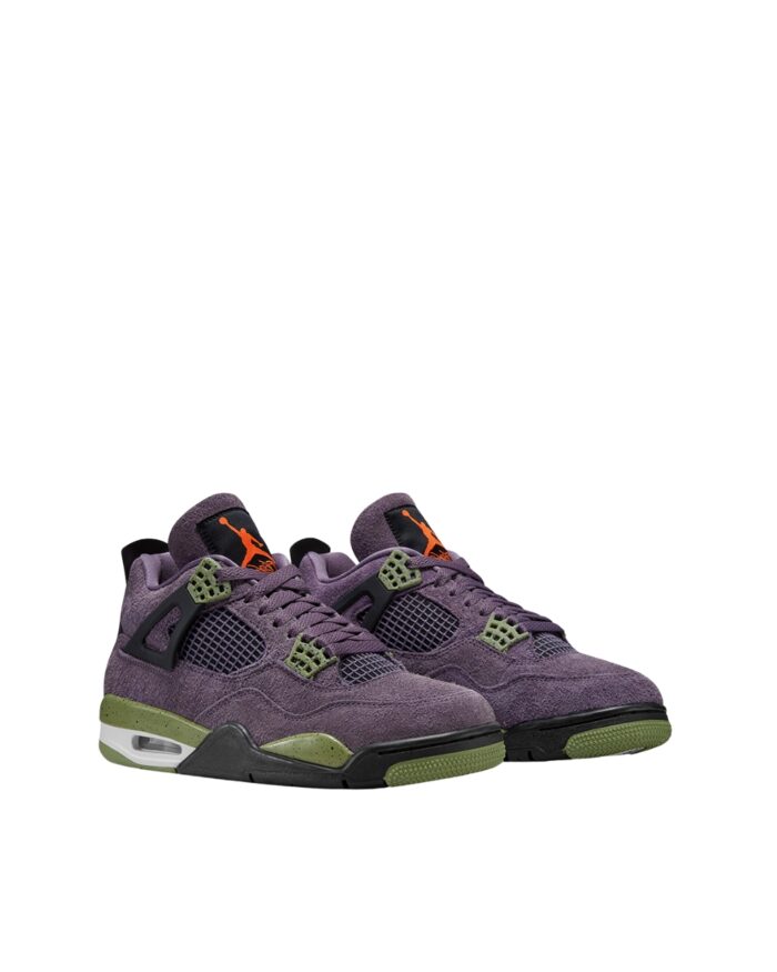 NIKE AIR JORDAN 4 CANYON PURPLE ANTHRACITE ALLIGATOR SAFETY ORANGE AQ9129 500