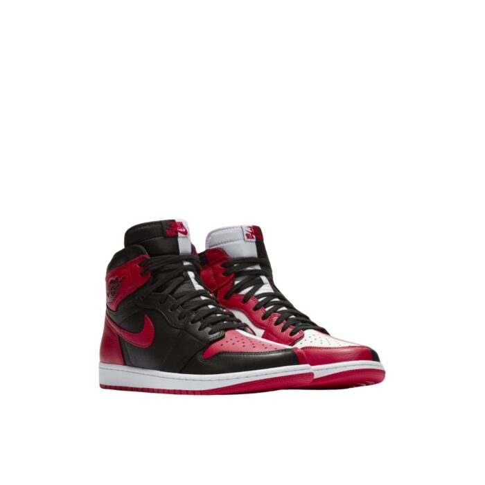 NIKE AIR JORDAN 1 RETRO HIGH HOMAGE TO HOME CHICAGO BLACK WHITE UNIVERSITY RED AR9880 023