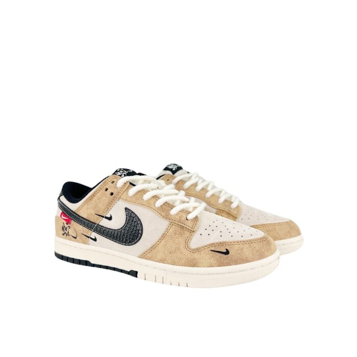 NIKE SB DUNK LOW SNAKE YEAR LIMITED EDITION BEIGE BROWN BLACK HOOK YX 5066 267