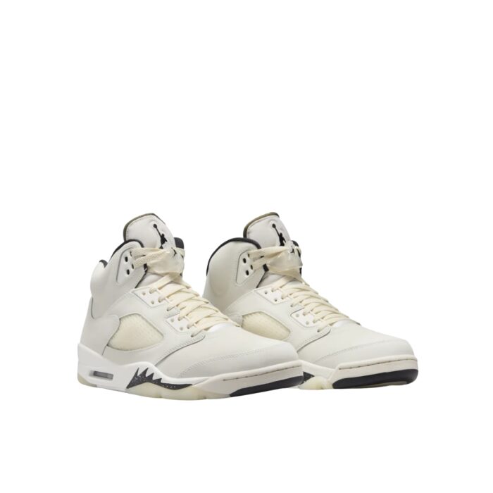 NIKE AIR JORDAN 5 SE SAIL BLACK LIGHT OREWOOD BROWN COCONUT MILK FN7405 100